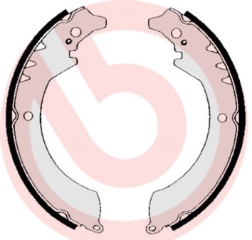 Bromsbackar, sats, Bakaxel Brembo S 16 501 BREMBO