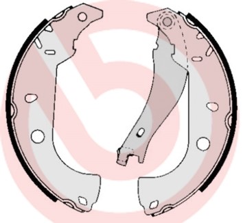Bromsbackar, sats Brembo S 23 511 BREMBO
