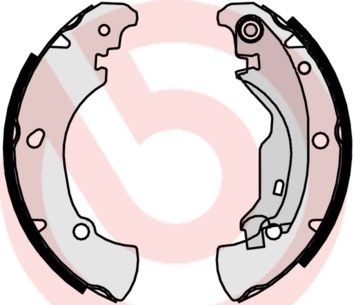 Bromsbackar, sats Brembo S 23 519 BREMBO