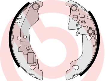 Bromsbackar, sats Brembo S 23 520 BREMBO