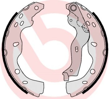Bromsbackar, sats, Bakaxel BREMBO