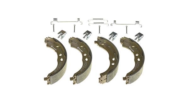 Bromsbackar, sats, parkeringsbroms, Bakaxel BREMBO