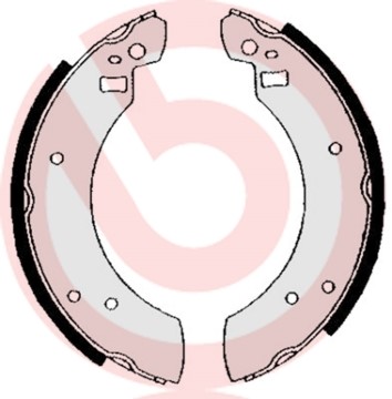 Bromsbackar, sats, Bakaxel Brembo S 24 502 BREMBO