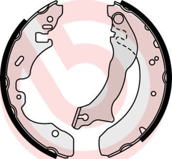 Bromsbackar, sats Brembo S 24 535 BREMBO