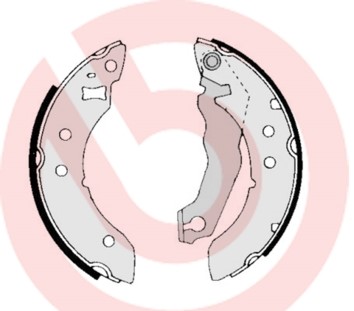 Bromsbackar, sats BREMBO