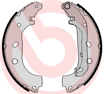 Bromsbackar, sats BREMBO