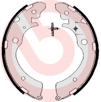 Bromsbackar, sats, Bakaxel BREMBO