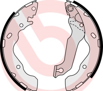 Bromsbackar, sats BREMBO