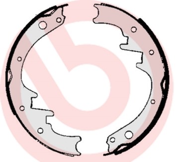 Bromsbackar, sats Brembo S 37 501 BREMBO