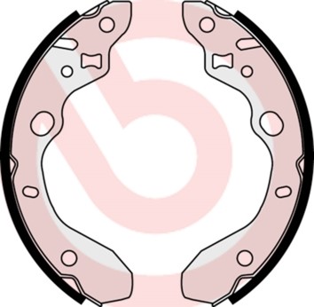 Bromsbackar, sats Brembo S 49 518 BREMBO