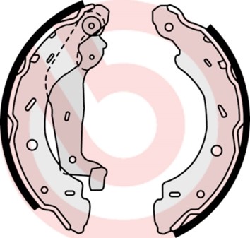 Bromsbackar, sats, Bakaxel BREMBO