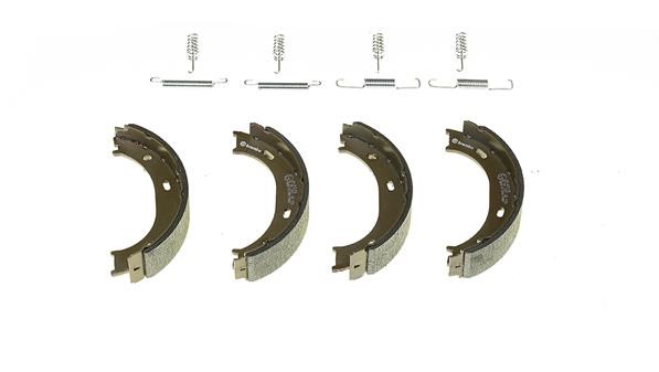 Bromsbackar, sats, parkeringsbroms, Bakaxel Brembo S 50 510 BREMBO