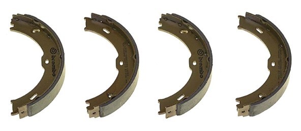 Bromsbackar, sats, parkeringsbroms, Bakaxel BREMBO