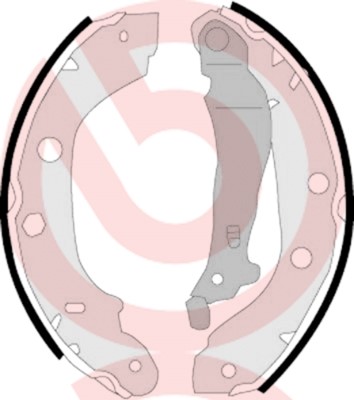 Bromsbackar, sats, Bakaxel BREMBO