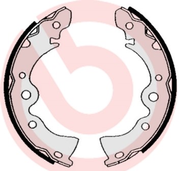 Bromsbackar, sats Brembo S 56 519 BREMBO