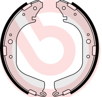 Bromsbackar, sats Brembo S 56 532 BREMBO