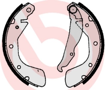 Bromsbackar, sats, Bakaxel BREMBO