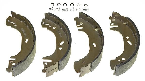 Bromsbackar, sats, Bakaxel Brembo S 59 518 BREMBO