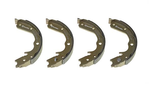 Bromsbackar, sats, parkeringsbroms, Bakaxel Brembo S 59 527 BREMBO