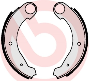 Bromsbackar, sats Brembo S 61 503 BREMBO