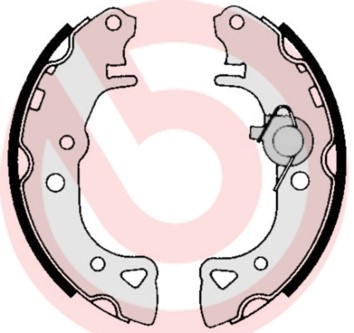 Bromsbackar, sats, Bakaxel Brembo S 61 516 BREMBO Bromsbackar, sats, Bakaxel Brembo S 61 516 BREMBO