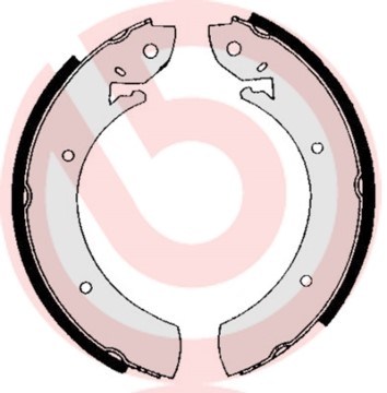Bromsbackar, sats, Bakaxel Brembo S 68 513 BREMBO