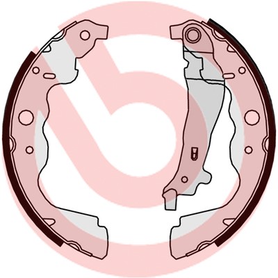 Bromsbackar, sats, Bakaxel BREMBO