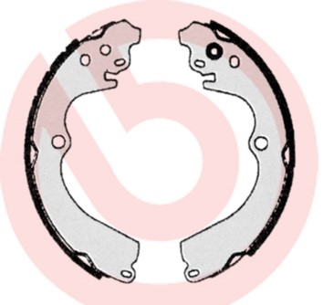 Bromsbackar, sats, Bakaxel BREMBO