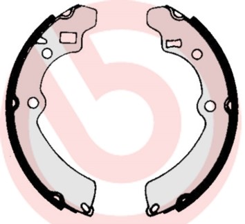 Bromsbackar, sats Brembo S 79 512 BREMBO