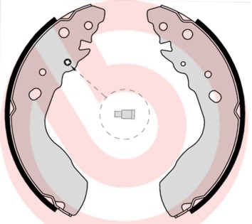 Bromsbackar, sats Brembo S 79 522 BREMBO Bromsbackar, sats Brembo S 79 522 BREMBO