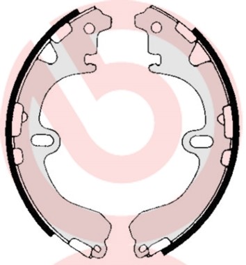 Bromsbackar, sats, Bakaxel BREMBO