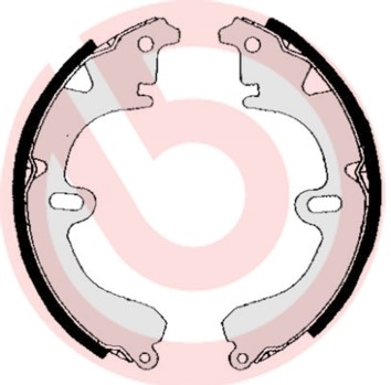 Bromsbackar, sats, Bakaxel BREMBO