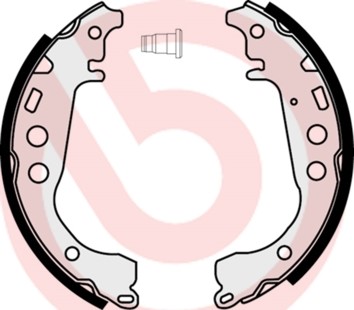 Bromsbackar, sats, Bakaxel BREMBO