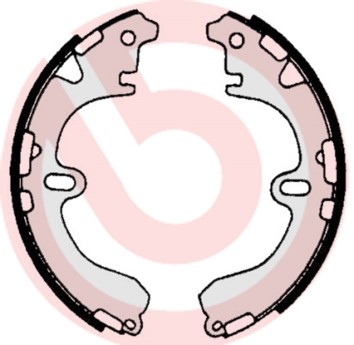 Bromsbackar, sats, Bakaxel Brembo S 83 531 BREMBO