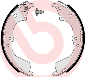 Bromsbackar, sats, Bakaxel BREMBO