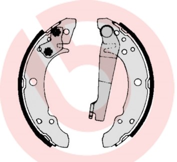 Bromsbackar, sats, Bakaxel BREMBO Bromsbackar, sats, Bakaxel BREMBO