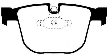 Bromsbeläggsats REDSTUFF Ebc brakes DP31451C EBC Brakes