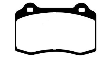Bromsbeläggsats Yellowstuff Ebc brakes DP41140R EBC Brakes