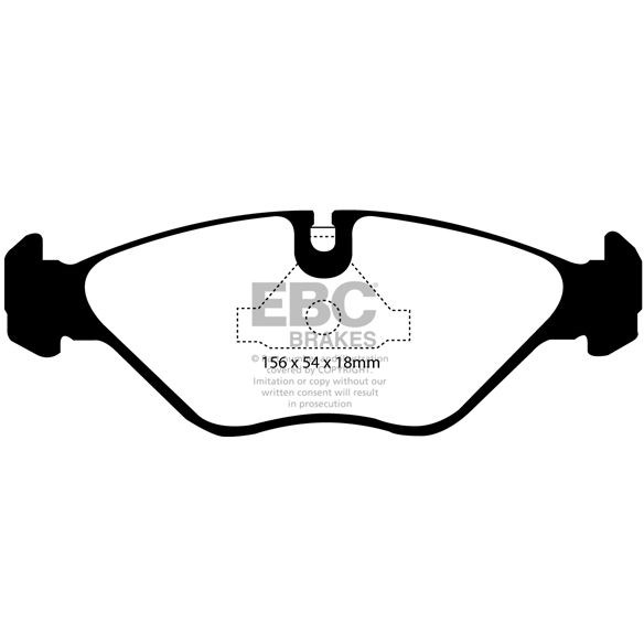 Bromsbeläggsats Ultimax EBC BRAKES EBC Brakes