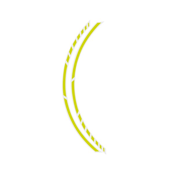 Pin-stripe Fälg, Universal Foliatec FT 34448 Foliatec