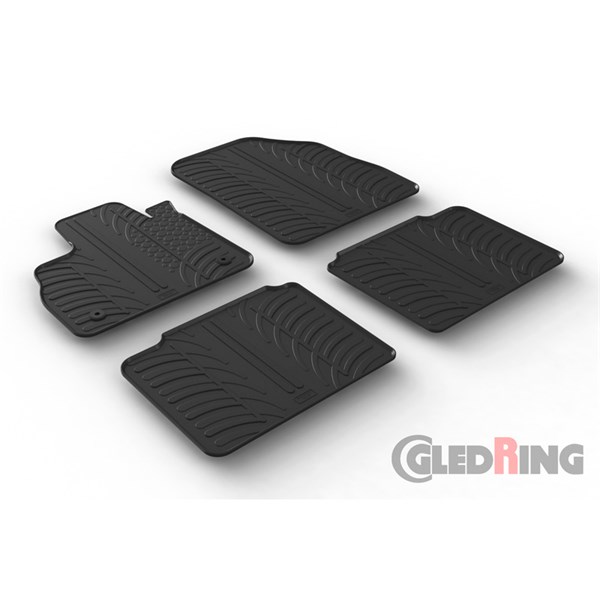GUMMIMATTOR, Fram och bak Gledring GL 0055 GledRing