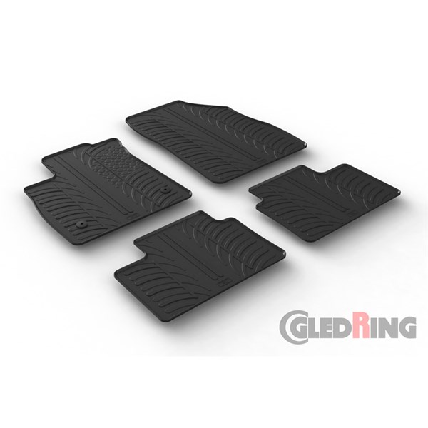 GUMMIMATTOR, Fram och bak Gledring GL 0058 GledRing