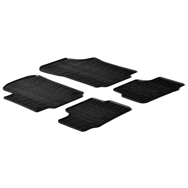 Gummimatta kupé Volkswagen Up / Skoda Citigo / Seat Mii, Fram och GledRing