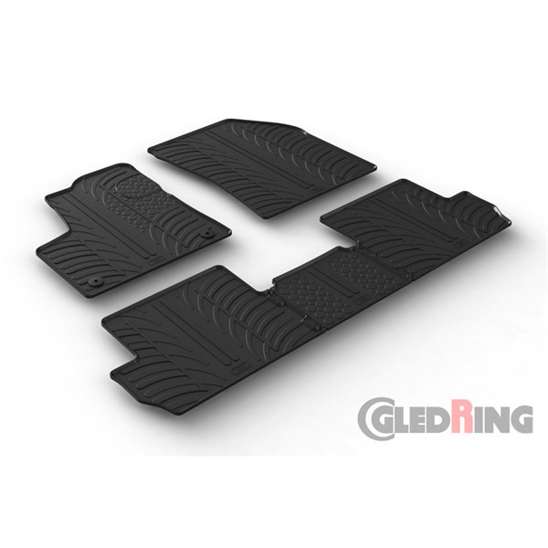GUMMIMATTOR, Fram och bak GledRing GUMMIMATTOR, Fram och bak GledRing