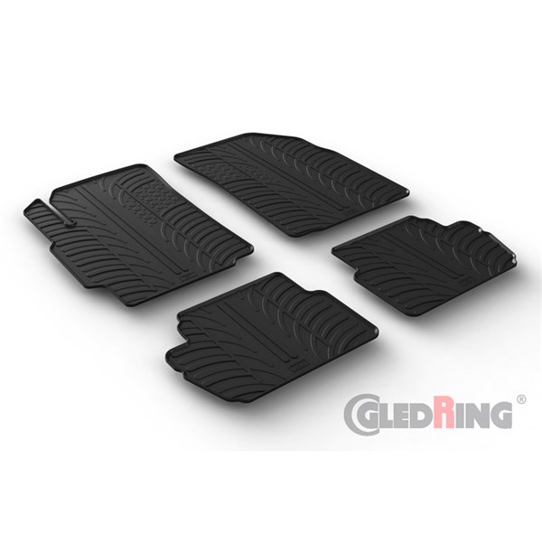 GUMMIMATTOR, Fram och bak Gledring GL 0185 GledRing