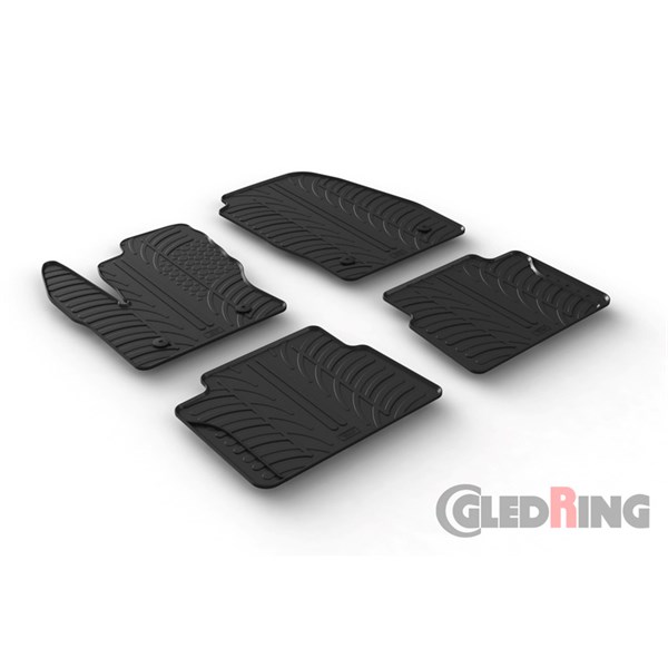 GUMMIMATTOR, Fram och bak Gledring GL 0275 GledRing