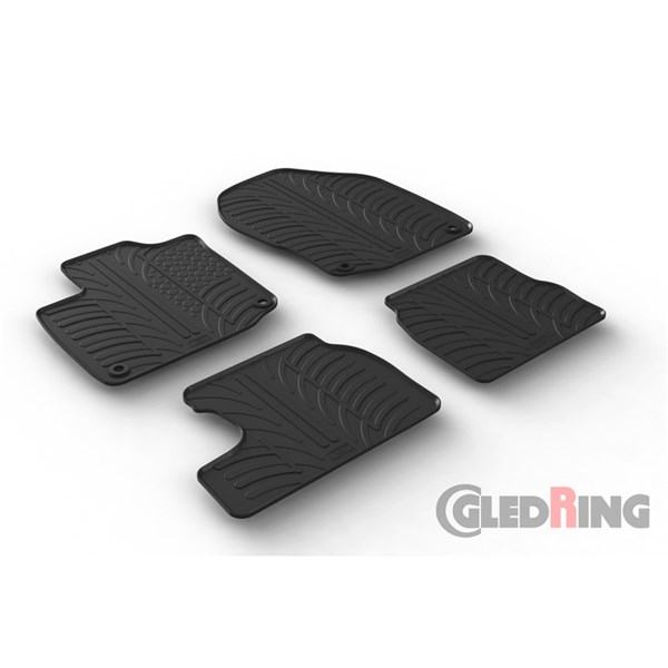 Gummimatta kupé Honda Civic Diesel 2012-2017, Fram och bak Gledri GledRing Gummimatta kupé Honda Civic Diesel 2012-2017, Fram och bak Gledri GledRing