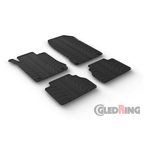 GUMMIMATTOR, Fram och bak Gledring GL 0506 GledRing