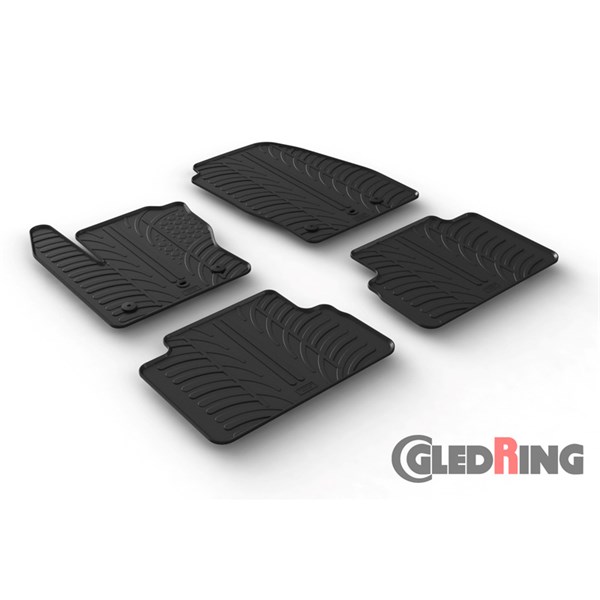 GUMMIMATTOR, Fram och bak Gledring GL 0554 GledRing