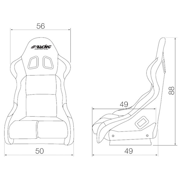 Racingstol, Universal Simoni racing SR S6N Simoni Racing Racingstol, Universal Simoni racing SR S6N Simoni Racing